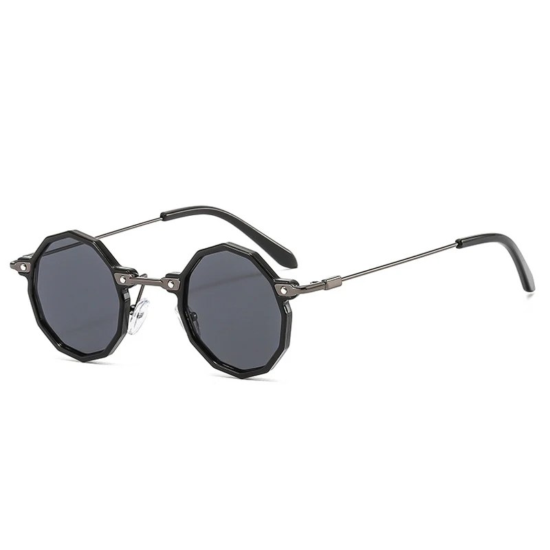 Lunettes de Soleil Rondes Steampunk noires | Jarvis