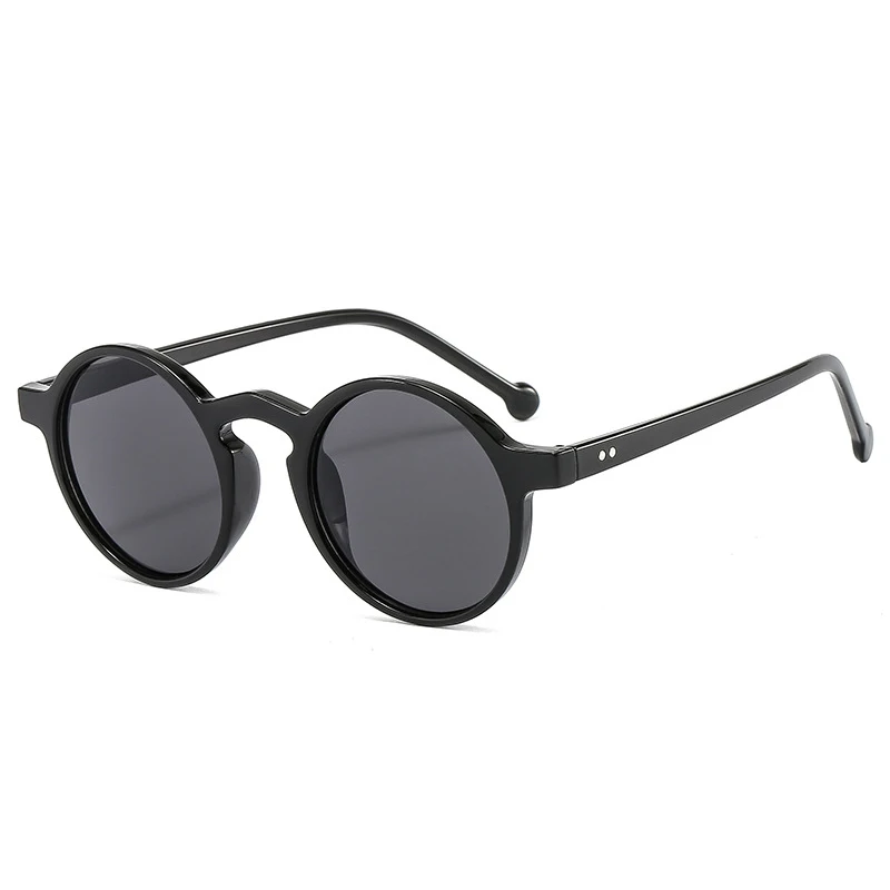 Lunettes de Soleil Rondes noires | Xavier