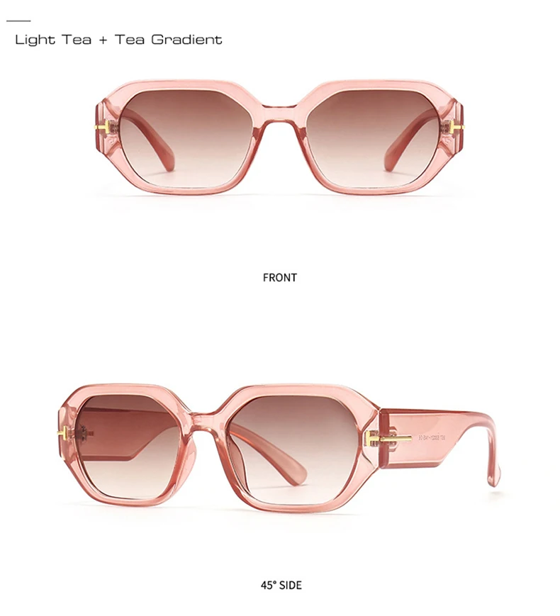 Lunettes de Soleil Polygonales roses | Melty - 2