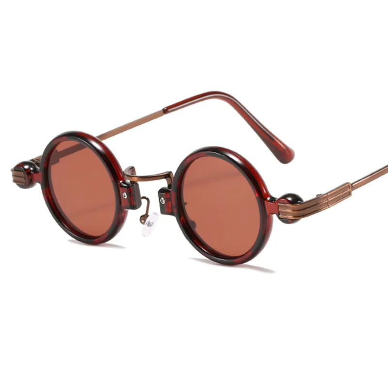 Lunettes de Soleil Rondes Steampunk Vintage |Blendo - 3