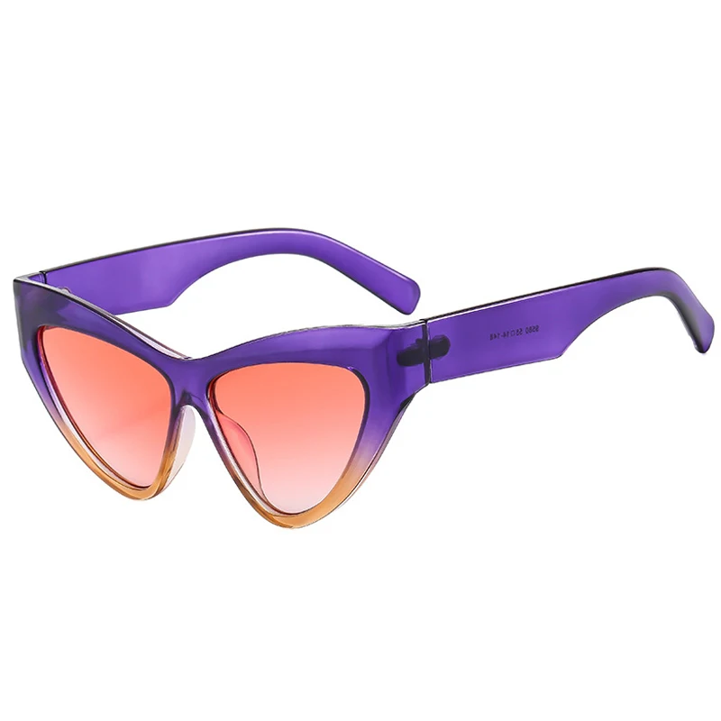 Lunettes de Soleil Oeil de Chat Dégradées violettes | Ophily