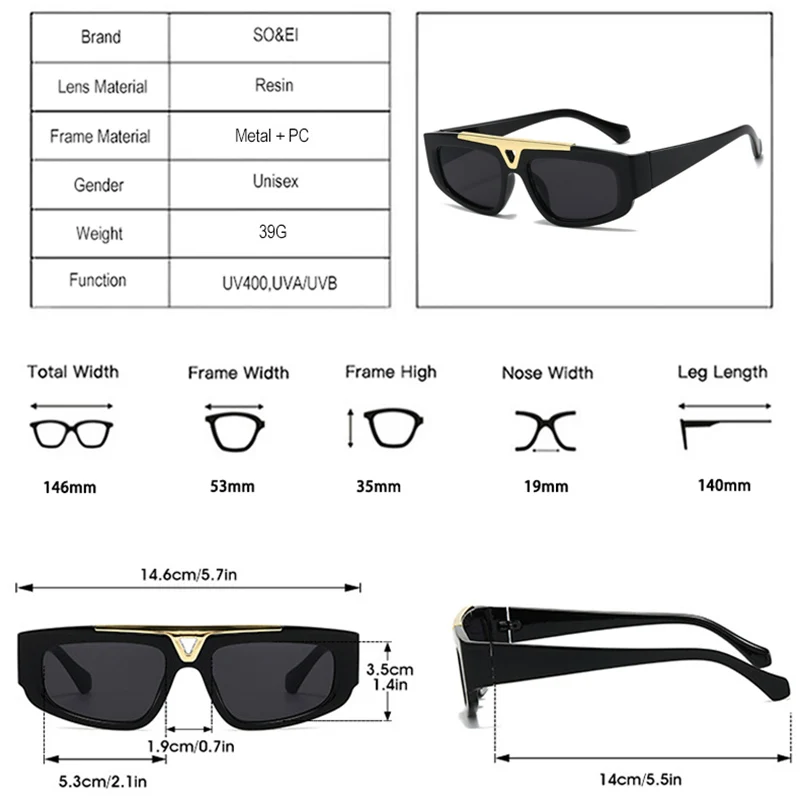 Lunettes de Soleil rectangulaires grises | Ilo - 1