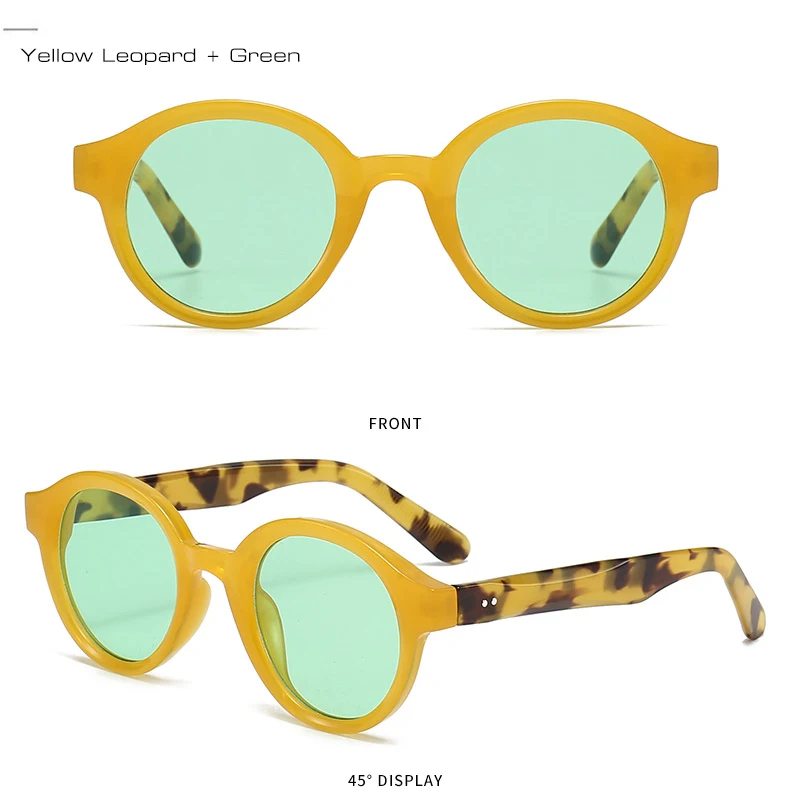 Lunettes de Soleil Rondes jaunes | Retry - 2