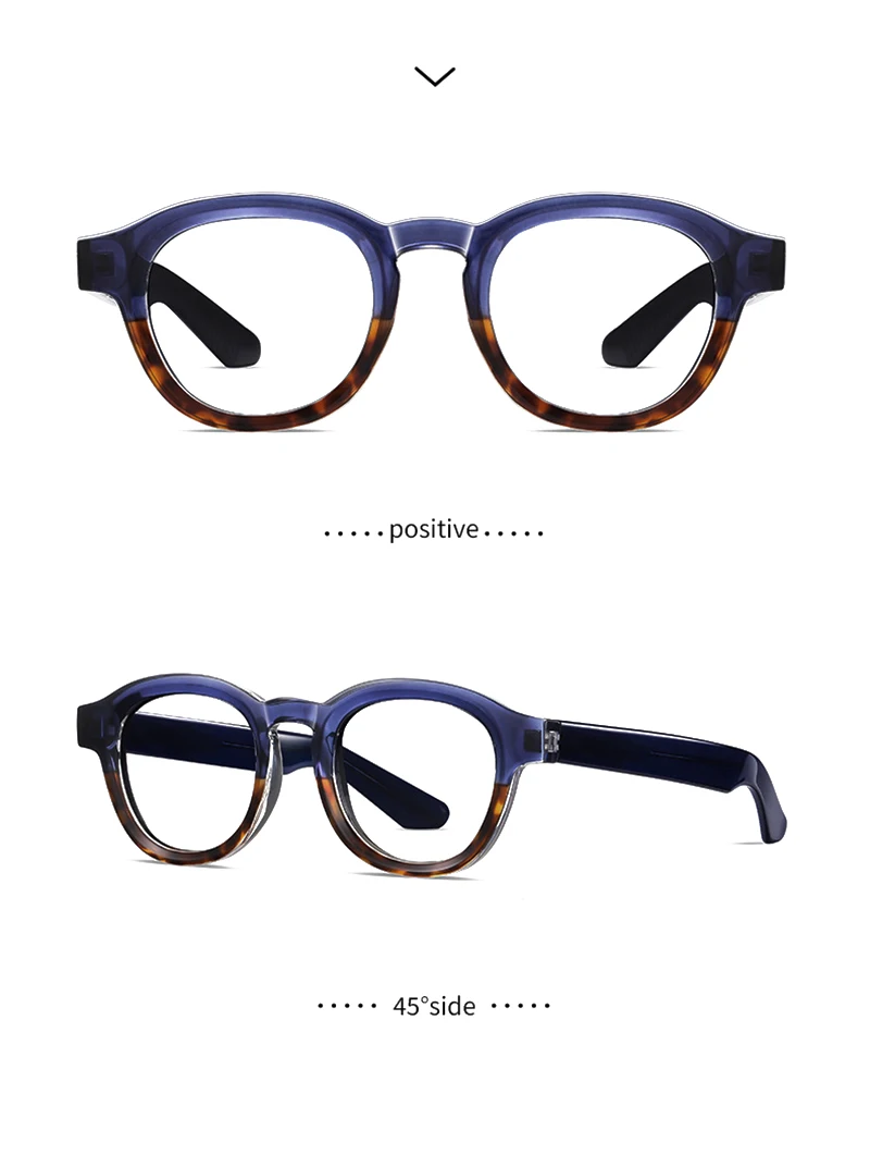 Lunettes bicolore rondes | Zena - 2