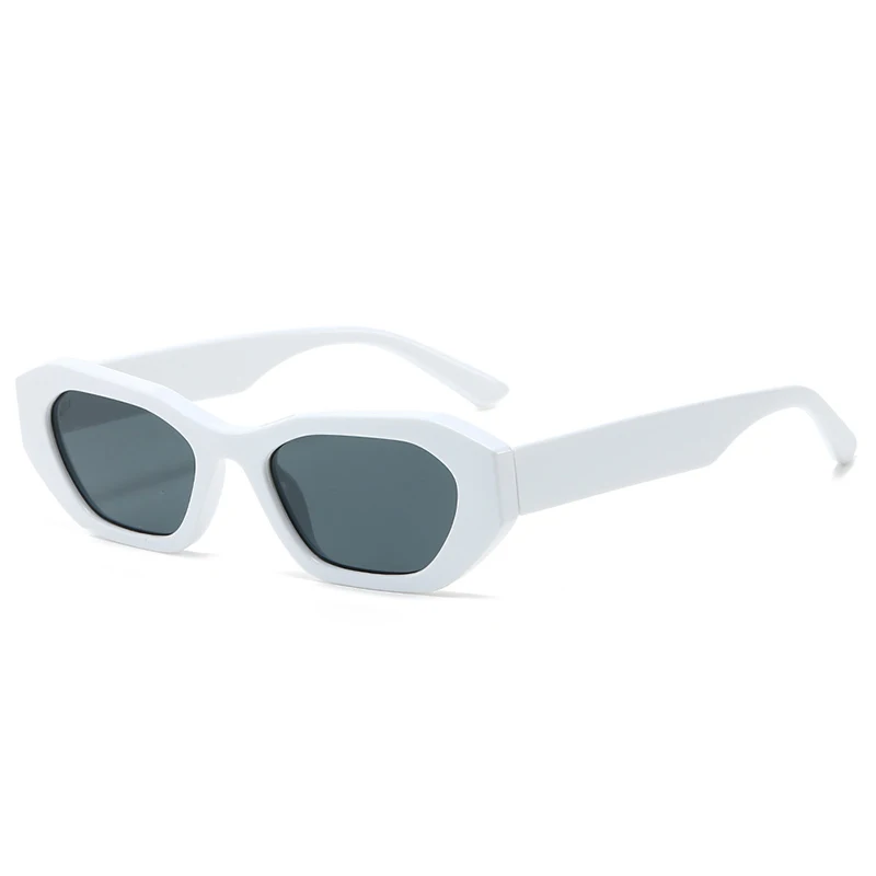 Lunettes de Soleil hexagonales blanches | Rezor