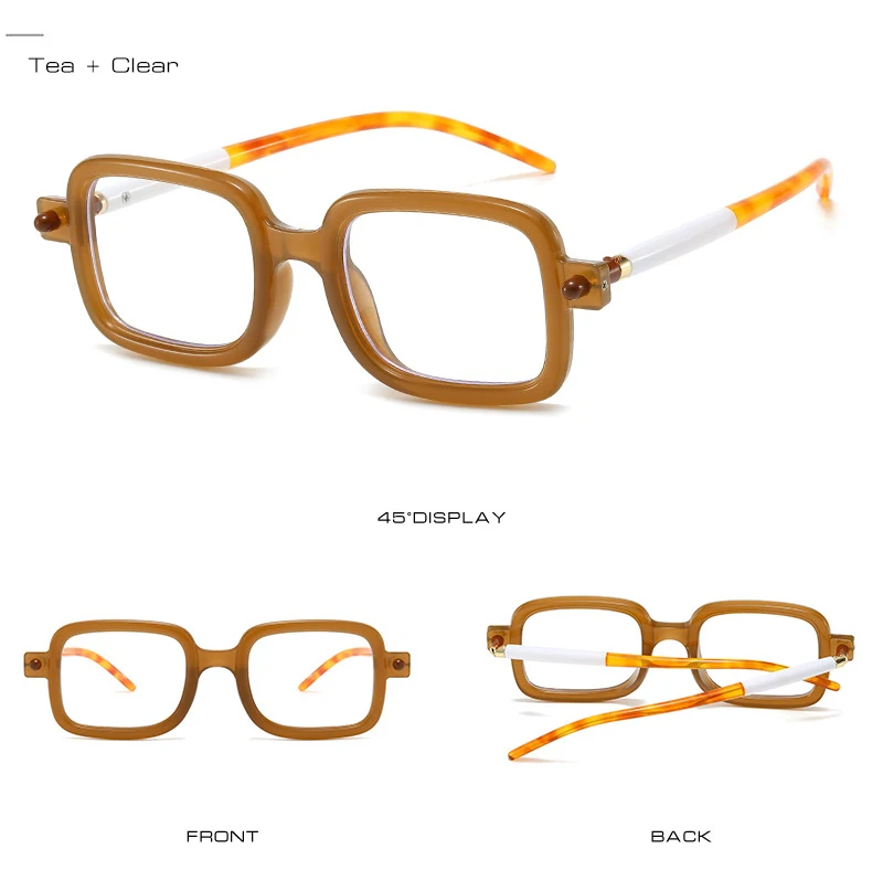 Lunettes Carrées marrons | Sampa - 2