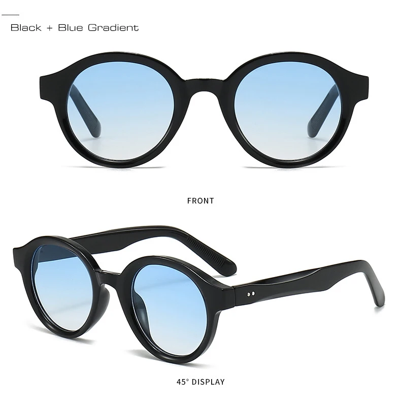 Lunettes de Soleil Rondes noires | Retry - 2