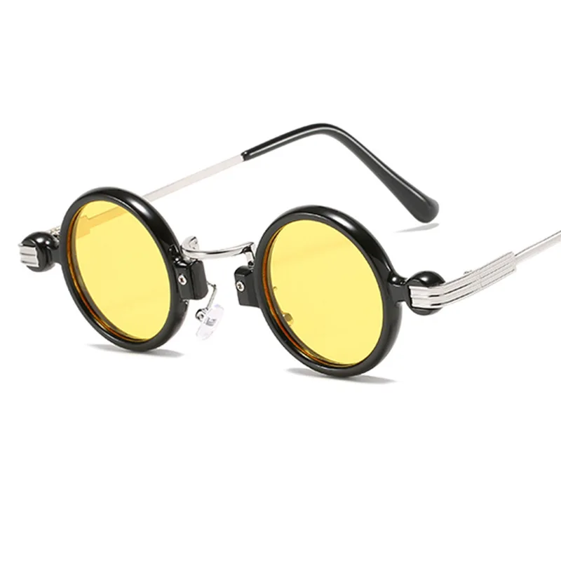 Lunettes de Soleil Rondes Steampunk Vintage |Blendo - 4