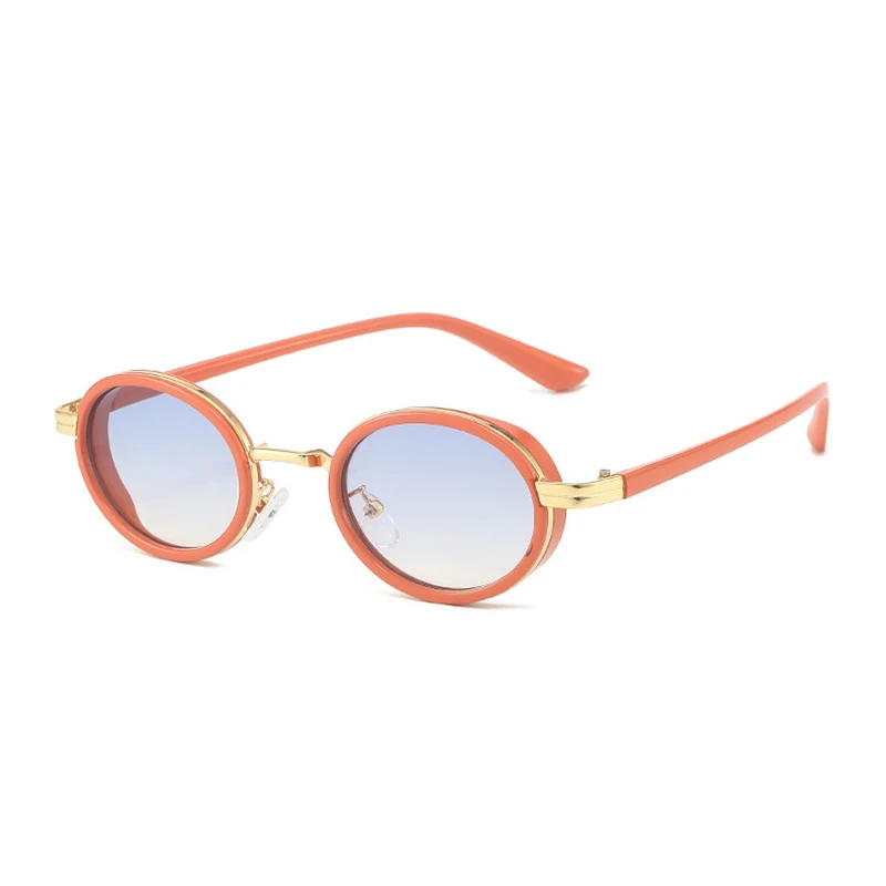 Lunettes de soleil rondes oranges | Kelia