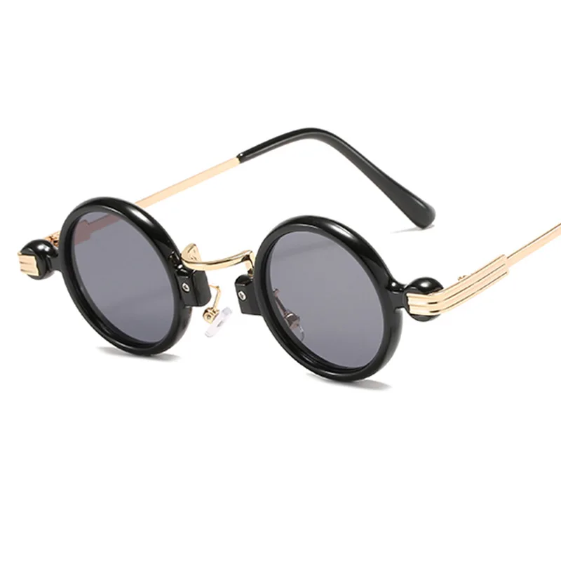 Lunettes de Soleil Rondes Steampunk Vintage |Blendo - 1